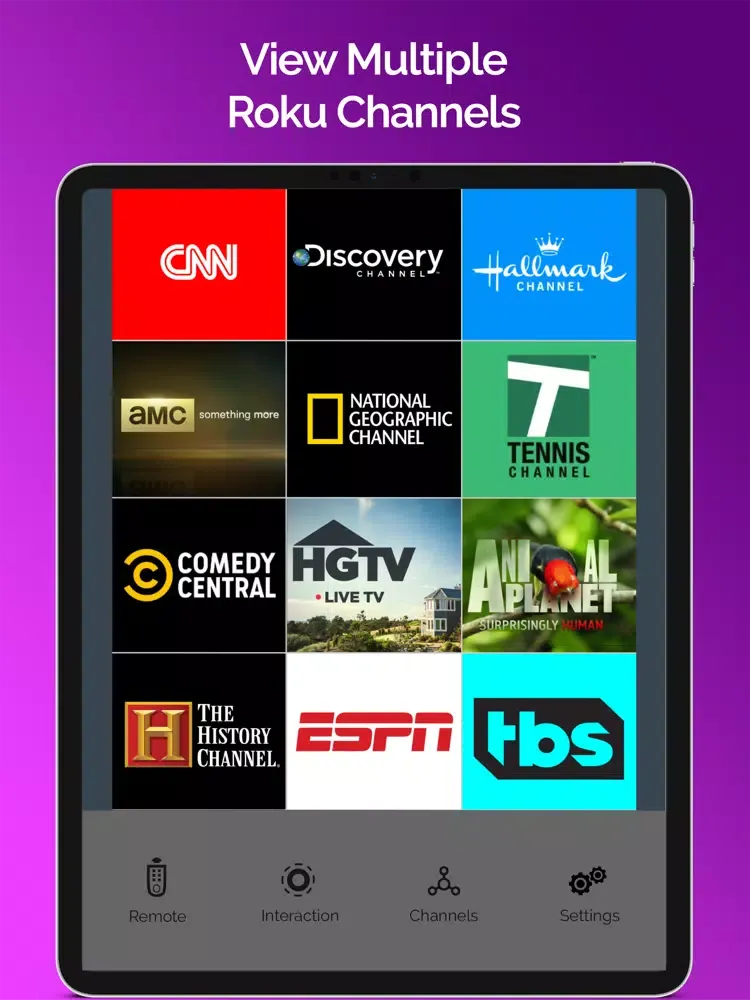 Roku Remote TV Controller iPad  スクリーンショット