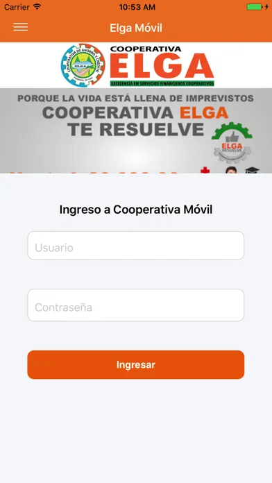 Elga Móvil Screenshots