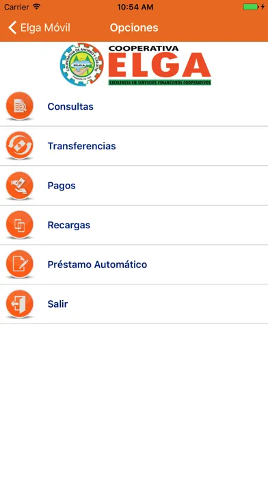 Elga Móvil Screenshots