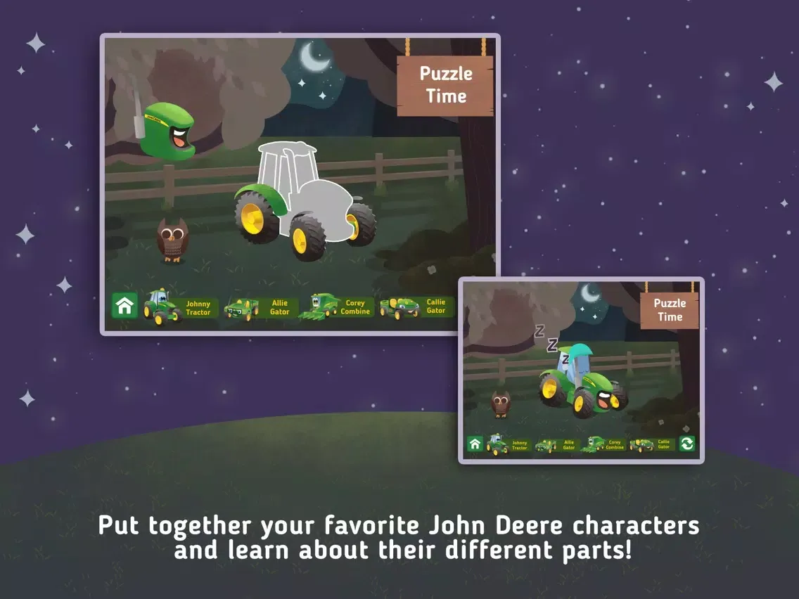 Capturas de pantalla de Johnny Tractor and Friends: Goodnight, Johnny Tractor iPad 