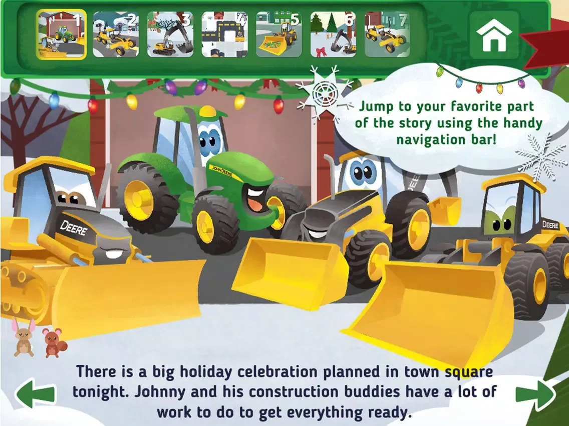 Screenshot di Johnny Tractor and Friends: Snow Day iPad 