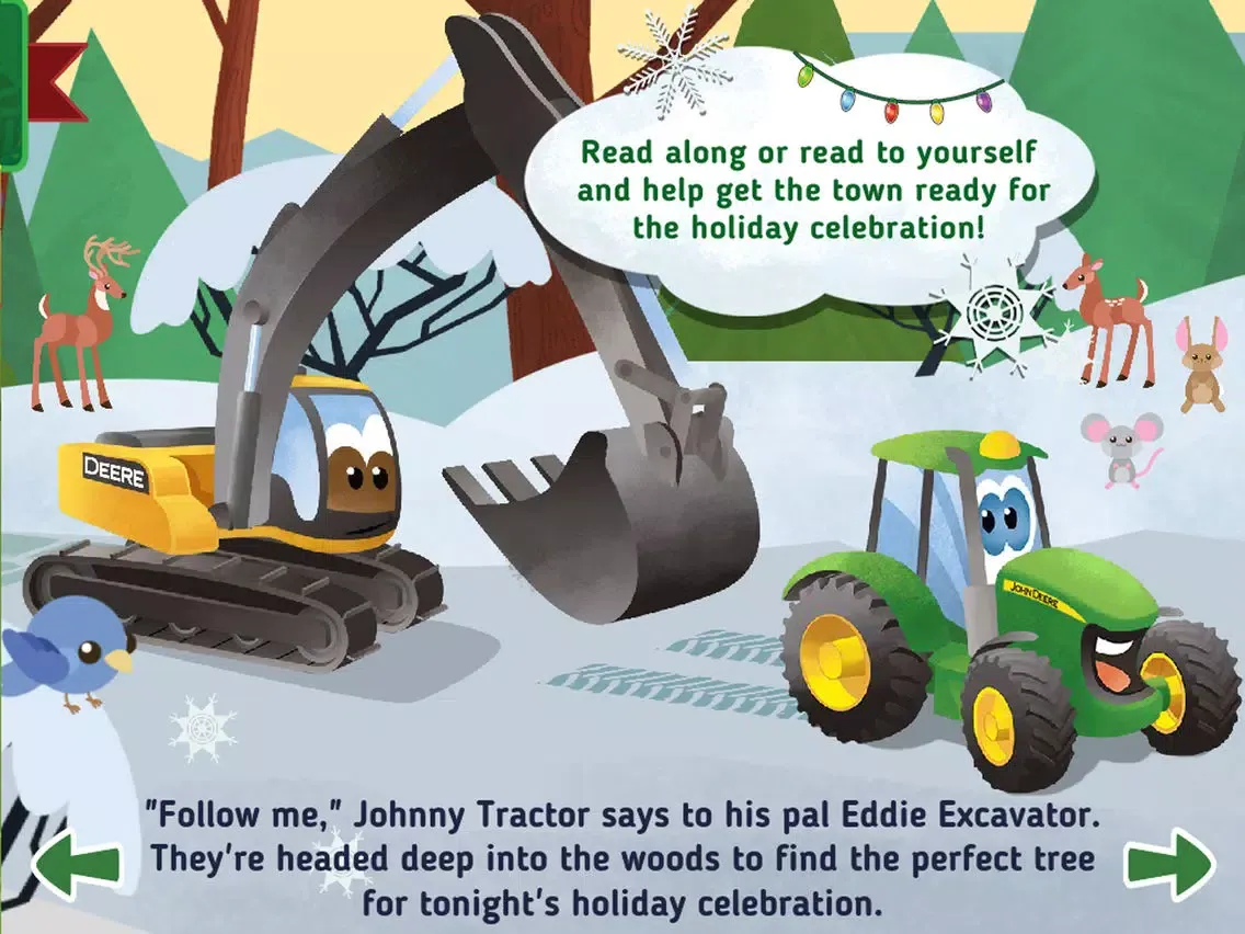 Screenshot di Johnny Tractor and Friends: Snow Day iPad 