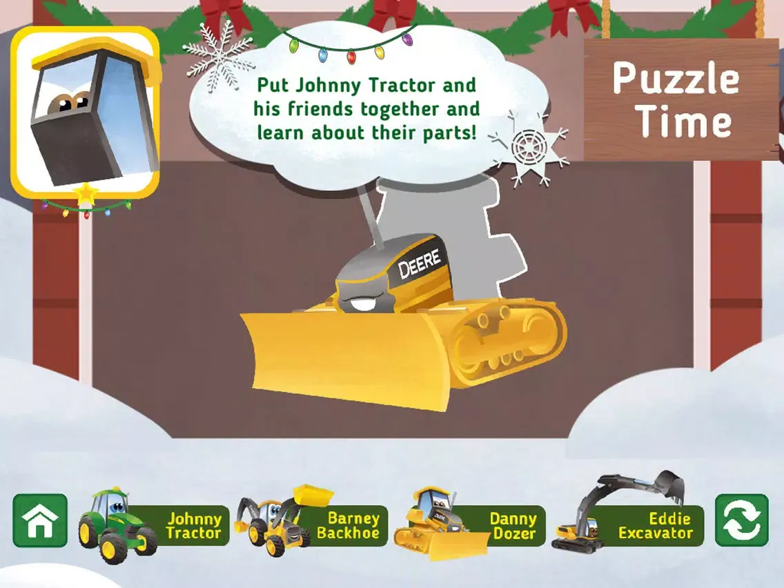 Screenshot di Johnny Tractor and Friends: Snow Day iPad 