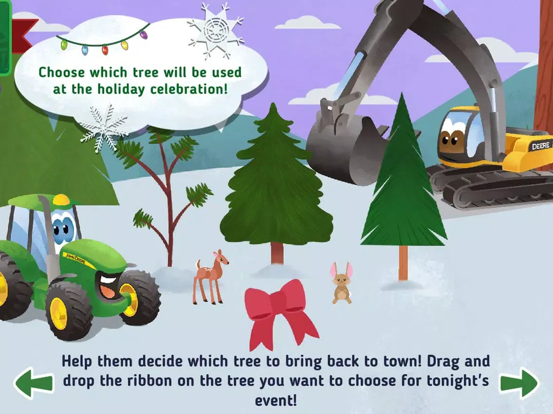 Screenshot di Johnny Tractor and Friends: Snow Day iPad 