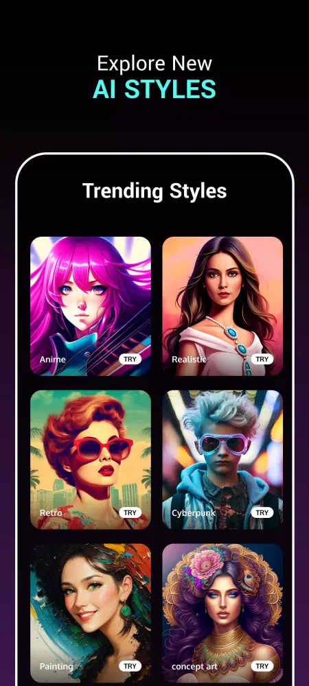 AI Art Generator Snap Photo স্ক্রিনশট