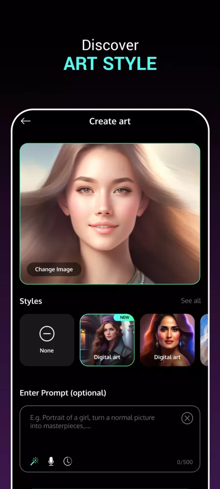 AI Art Generator Snap Photo স্ক্রিনশট