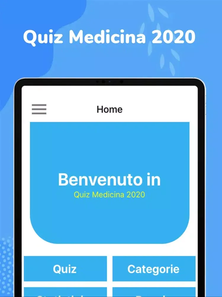 Tangkapan skrin Quiz Medicina 2020 iPad 