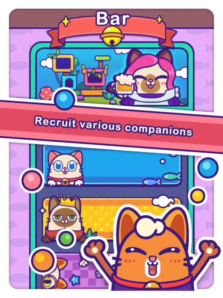 Capturas de tela do Eggy Cats' Adventure iPad 