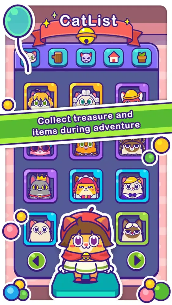 Capturas de tela do Eggy Cats' Adventure