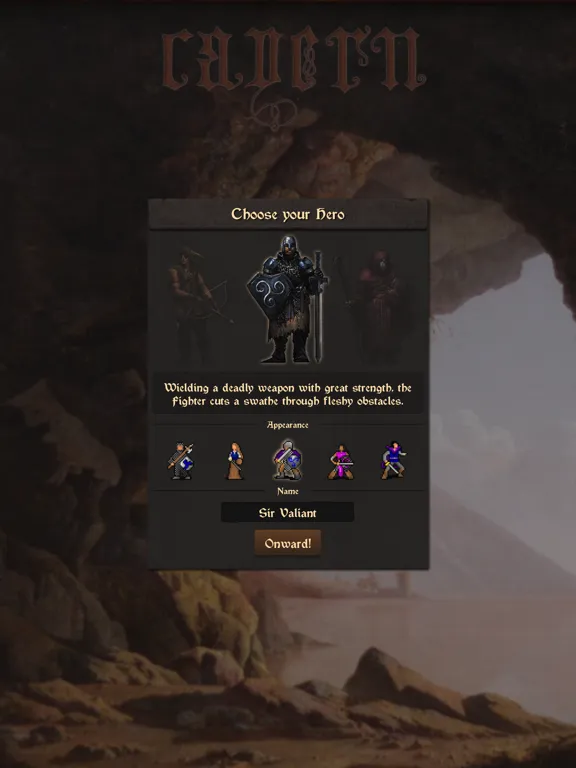 ภาพหน้าจอของ Cavern iPad 
