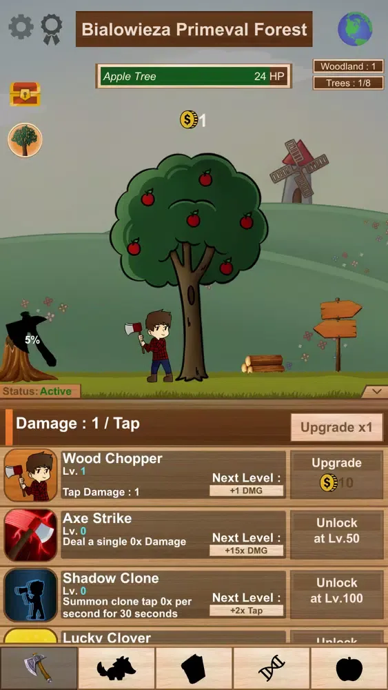 Tap Tap Timber - Wood Tycoon স্ক্রিনশট