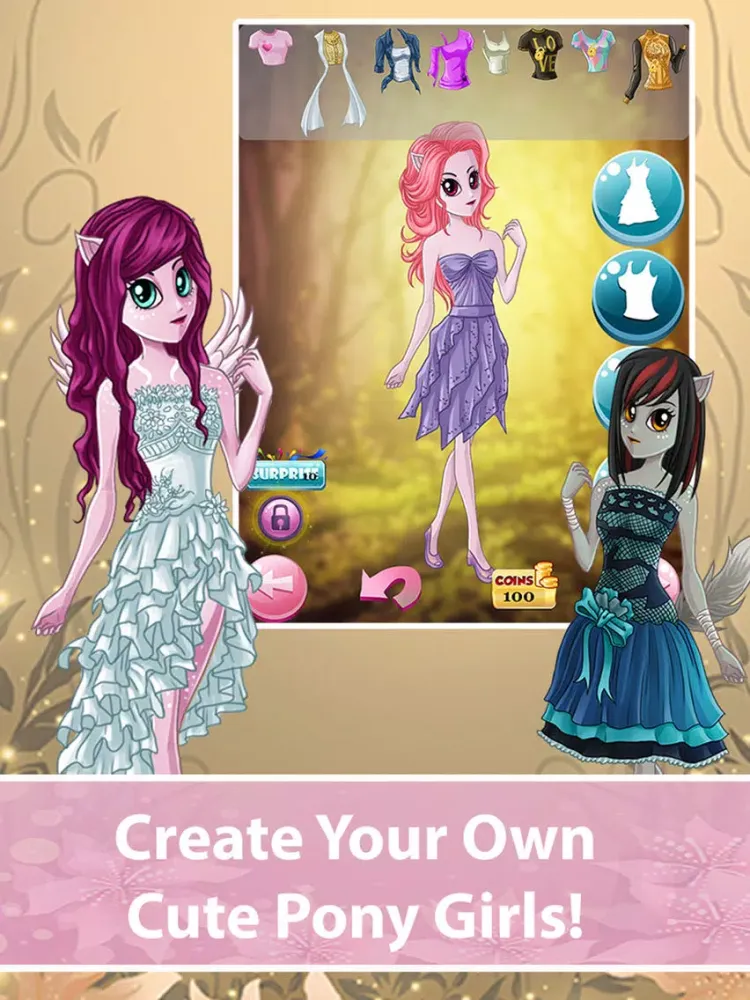 Pony Dress-up : Game For Girl iPad  স্ক্রিনশট