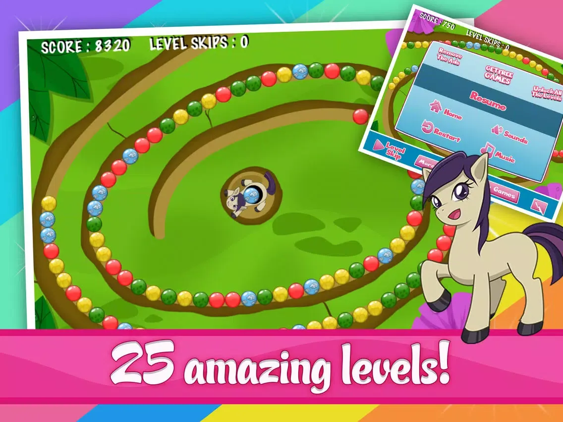 Screenshot di Pony Shooter Blitz : Equestria Magic Bubble Game iPad 