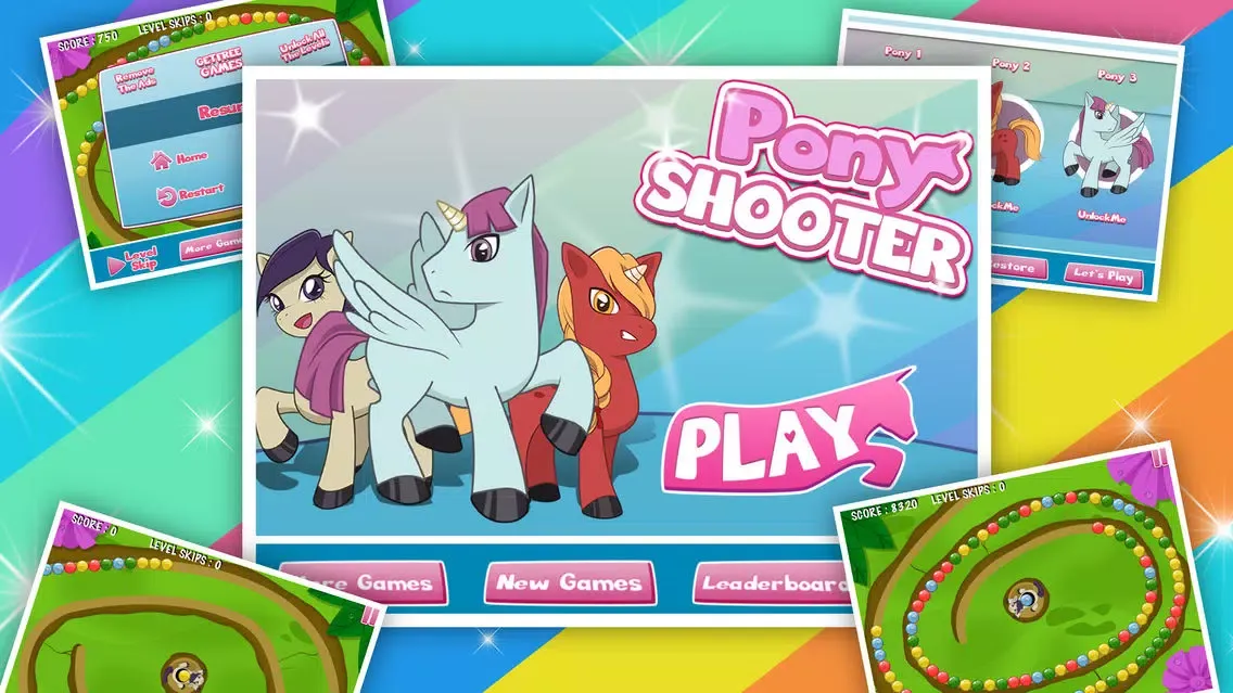 Screenshot di Pony Shooter Blitz : Equestria Magic Bubble Game