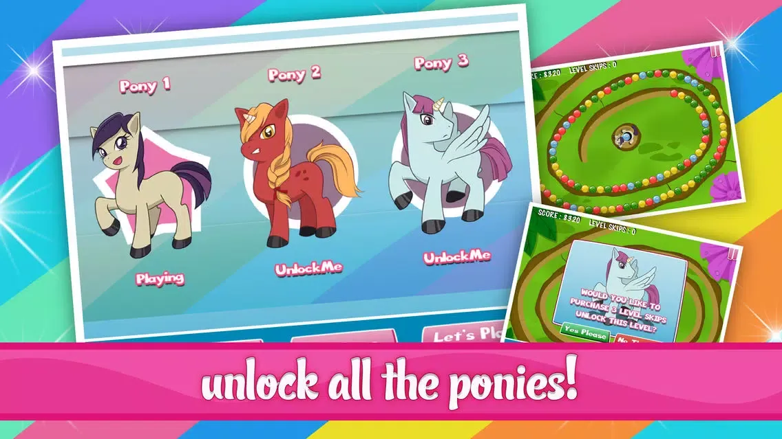 Screenshot di Pony Shooter Blitz : Equestria Magic Bubble Game