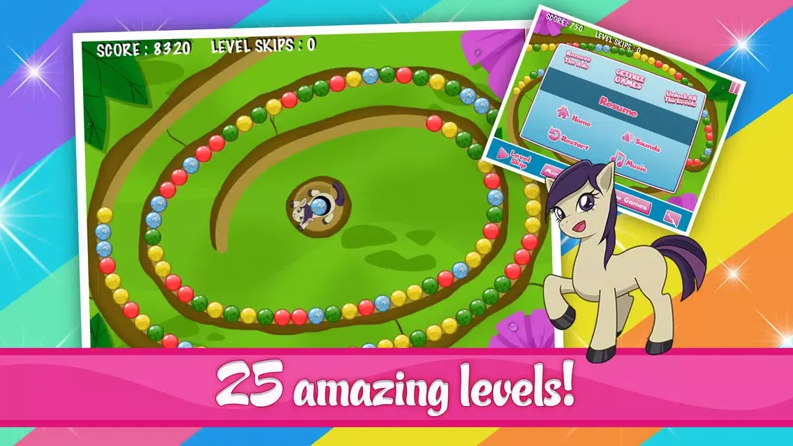 Screenshot di Pony Shooter Blitz : Equestria Magic Bubble Game
