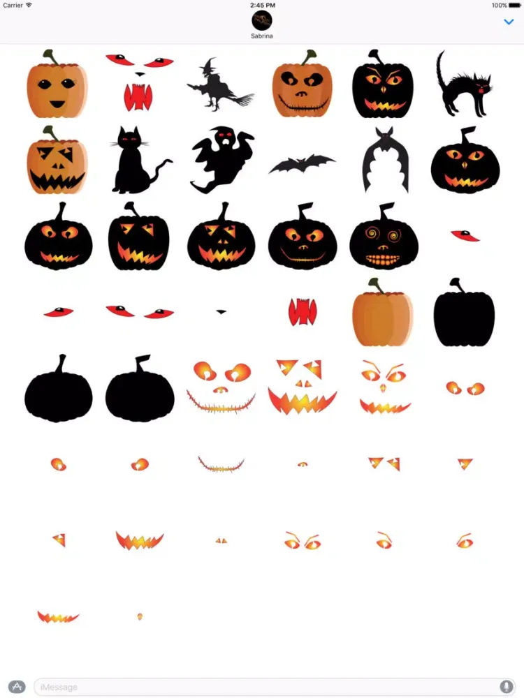 Spooky Halloween Sticker Pack iPad  स्क्रीनशॉट