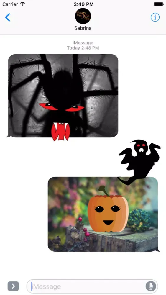 Spooky Halloween Sticker Pack स्क्रीनशॉट
