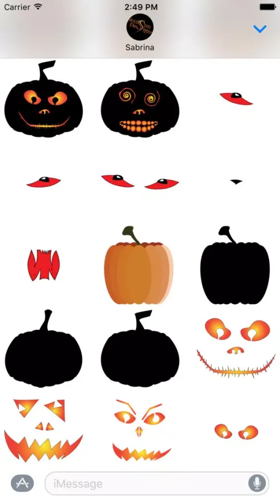 Spooky Halloween Sticker Pack स्क्रीनशॉट