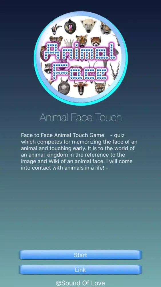 Tangkapan skrin Animal Faces Touch Quiz :: Hit a face of an animal