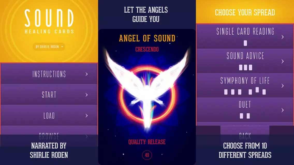 Sound Healing Cards স্ক্রিনশট