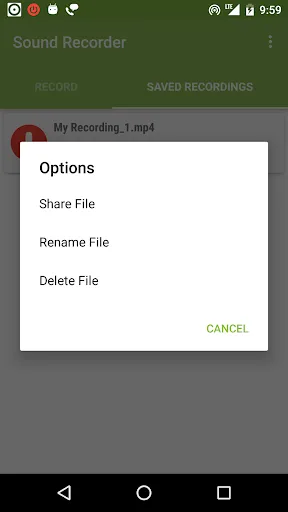 Capturas de pantalla de Sound Recorder Voice Recorder 