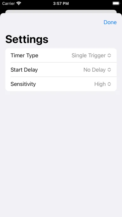 Sound Timer - trigger by sound 스크린샷