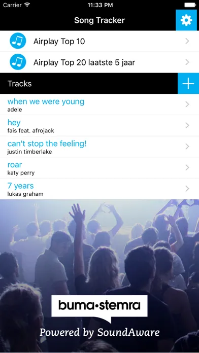Скриншоты Buma Song Tracker