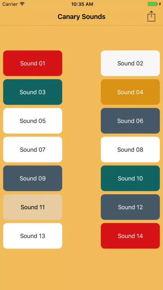 Ảnh chụp màn hình của Canary Bird Sounds