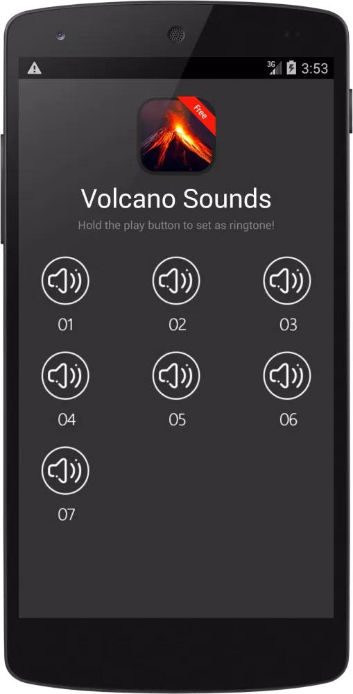 Zrzuty ekranu Volcano and Lava Sounds