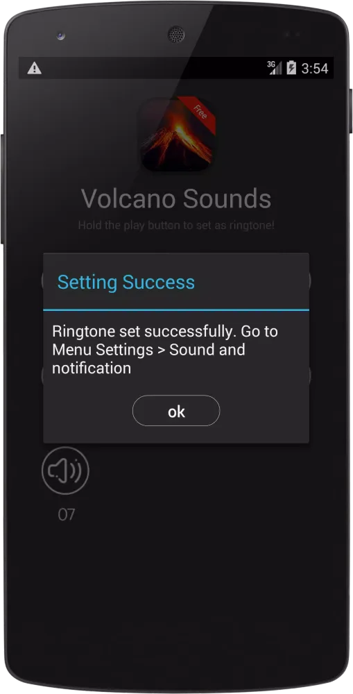 Zrzuty ekranu Volcano and Lava Sounds