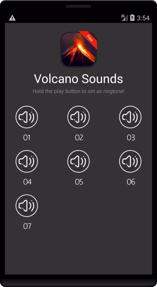 Zrzuty ekranu Volcano and Lava Sounds