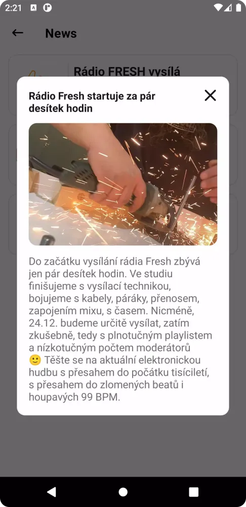 Capturas de pantalla de Fresh Radio 103.6FM