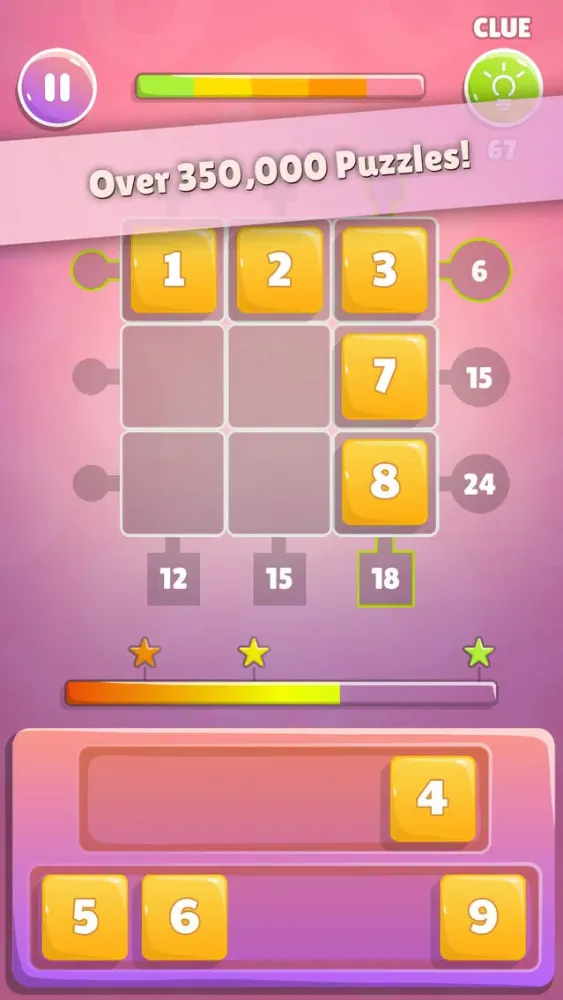 Tangkapan skrin 9 Tiles Puzzle