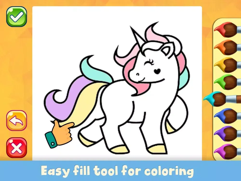 Easy Coloring for Fun iPad  スクリーンショット