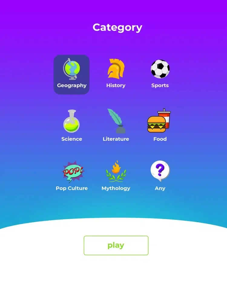 Screenshot di Trivia Smarty Pants iPad 