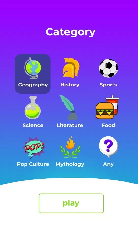 Screenshot di Trivia Smarty Pants