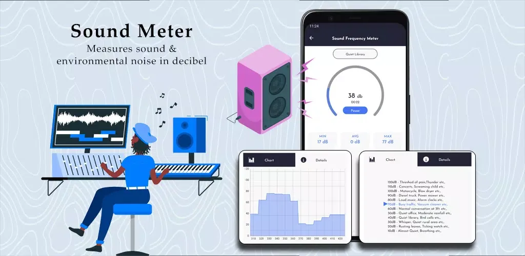Capturas de pantalla de Sound Meter