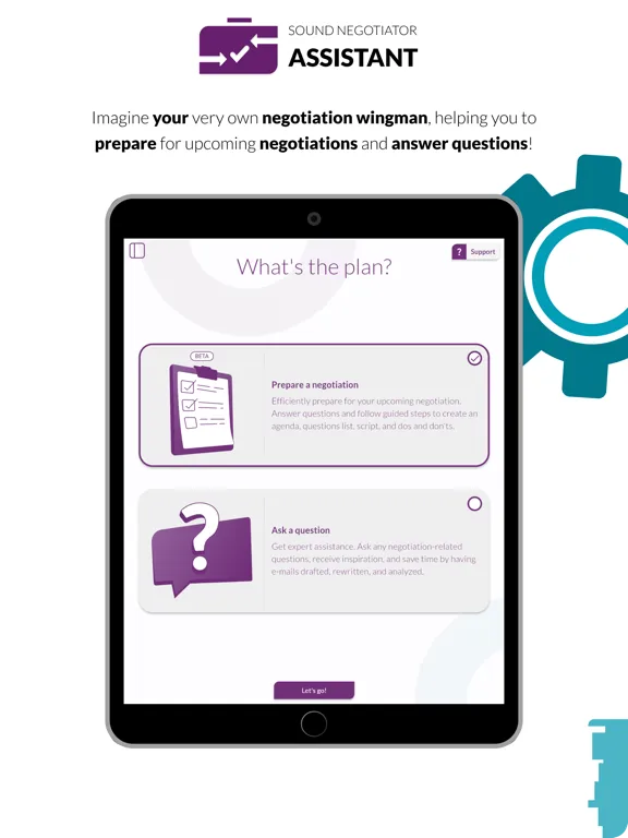 ภาพหน้าจอของ Sound Negotiator iPad 