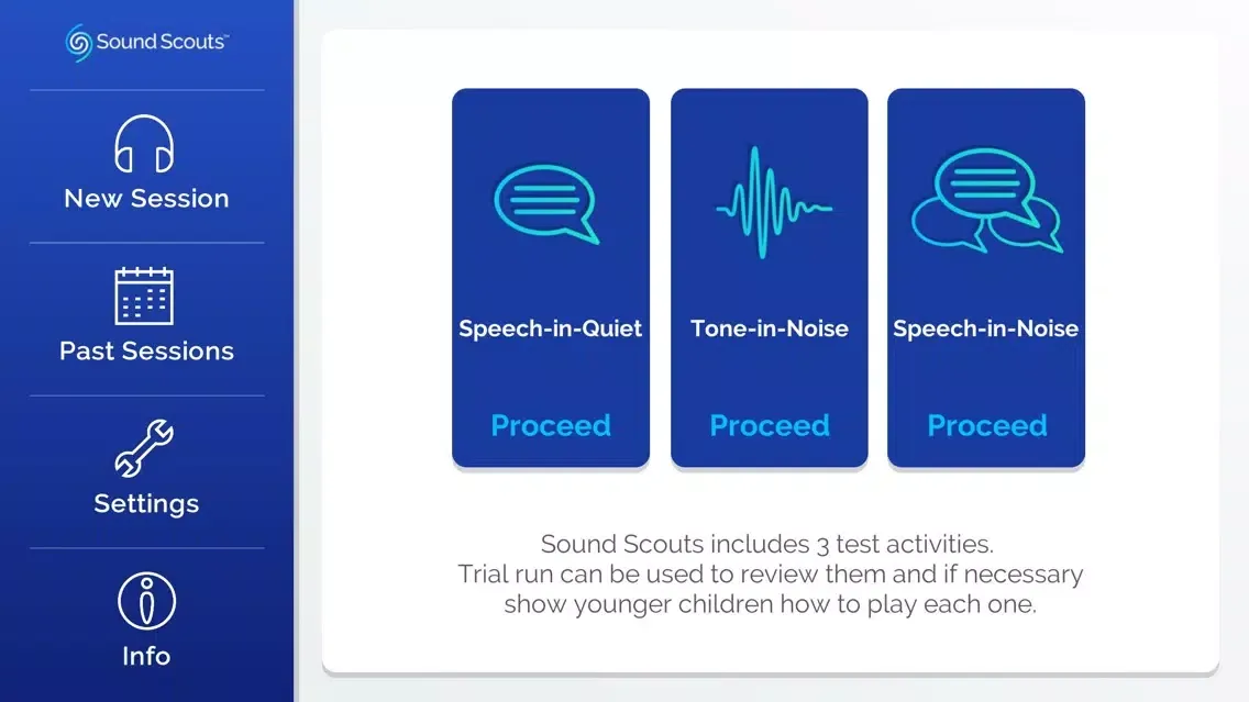 Tangkapan layar Sound Scouts US
