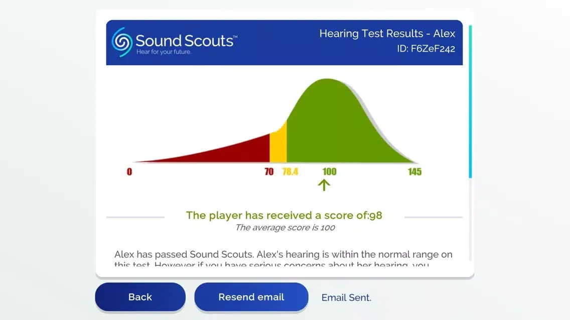 Tangkapan layar Sound Scouts US