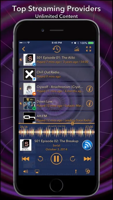 Tunr - Music Player Visualizer سکرین شاٹس