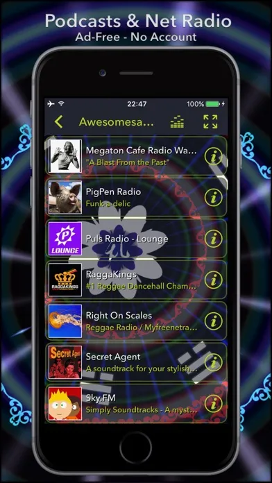 Tunr - Music Player Visualizer سکرین شاٹس