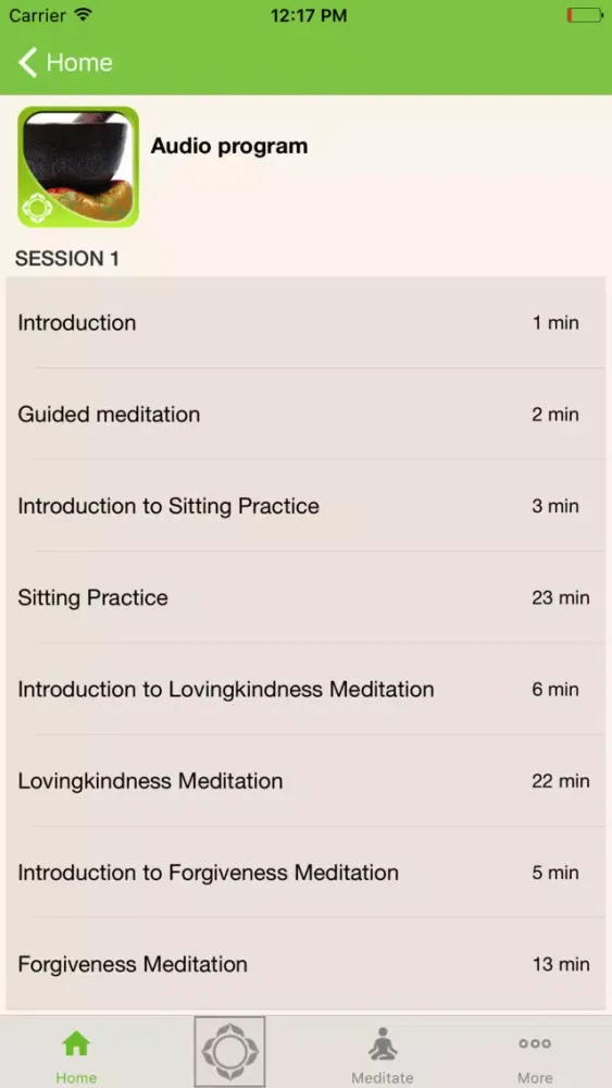 Tangkapan layar Guided Meditation - Jack Kornfield