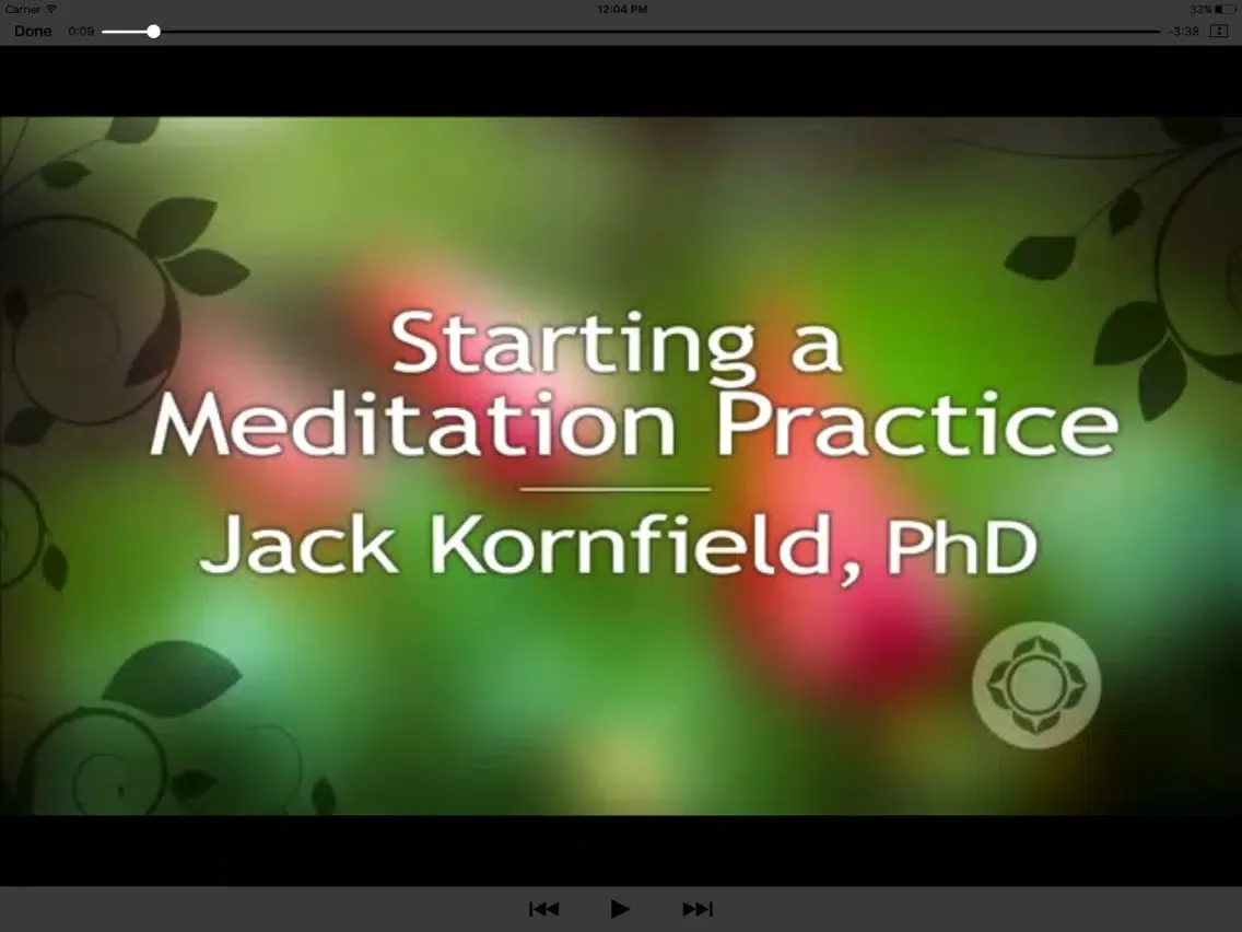 Capturas de pantalla de The Inner Art of Meditation - Jack Kornfield iPad 