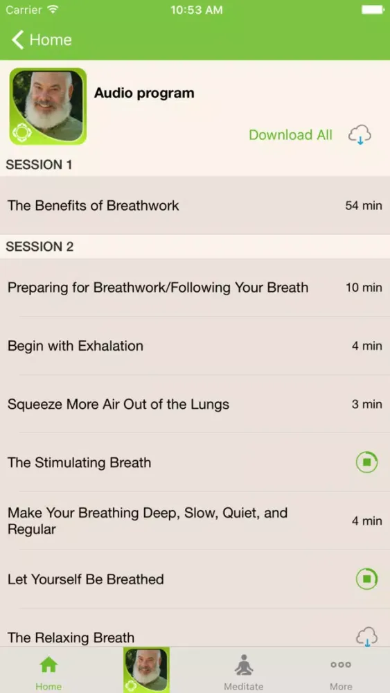 Breathing - Andrew Weil स्क्रीनशॉट