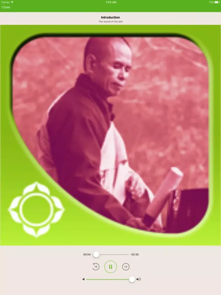 Capturas de tela do Plum Village Meditations — Thich Nhat Hanh iPad 