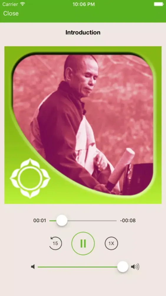 Capturas de tela do Plum Village Meditations — Thich Nhat Hanh
