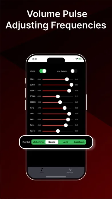 Ảnh chụp màn hình của Volume Pulse