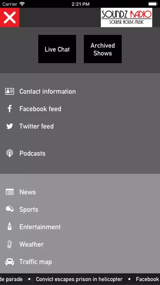 Soundz Radio স্ক্রিনশট